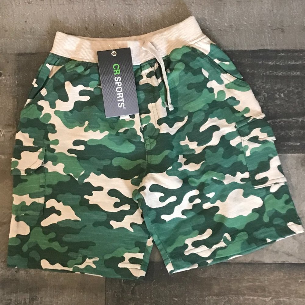 CR sports Olive Camo Shorts